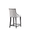 Manhattan Comfort Fifth Avenue Faux Leather Counter Stool in Light Grey- Set of 3 3-CS012-LG - alternate 6